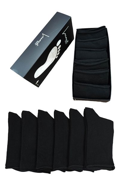 Leement socks 6 чифта диабетични памучни безшевни еластични чорапи с плоски пръсти