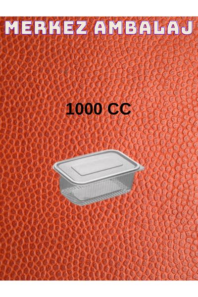 Anı Refrigerator Storage Container Plastic Leak Proof Container 1000gr 50 Pieces