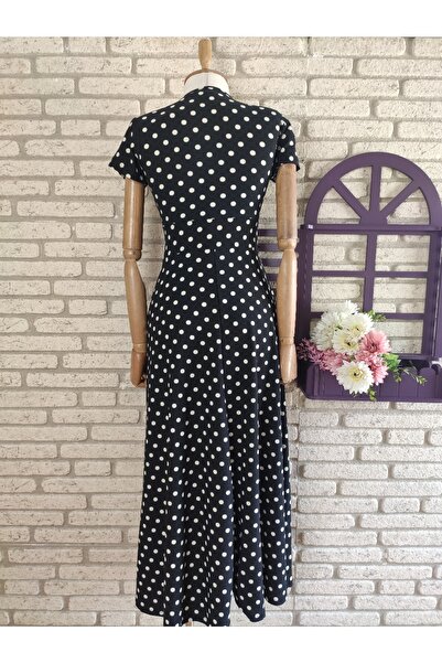 rengamoda Γυναικείο Λευκό, Ολόσωμο Πουά Janes Crep Υφασμάτινο Νυφικό 135 εκ.