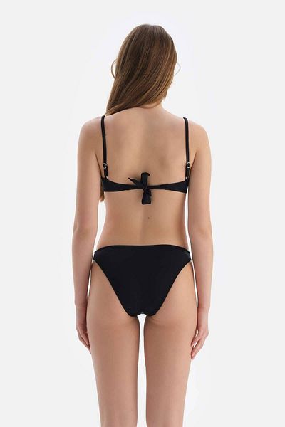 Dagi Schwarzes trägerloses Bikinioberteil