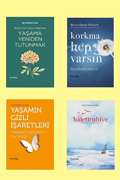 hayykitap Mecit Ömür Öztürk 4 Lü Set/ Haletiruhiye -korkma Hep Varsın - Yaşam...