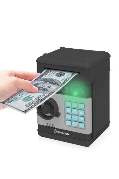 DEMPOWER Dp-95 Şifreli Elektronik Kumbara Siyah