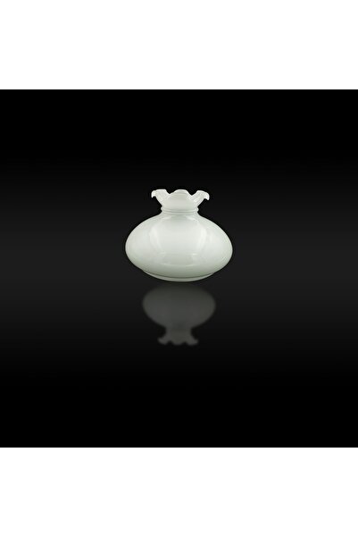 KUĞULU Alaaddin Cam Hakiki Opalin Parlak Beyaz Renkli (ALT ÇAP: 24.00cm)
