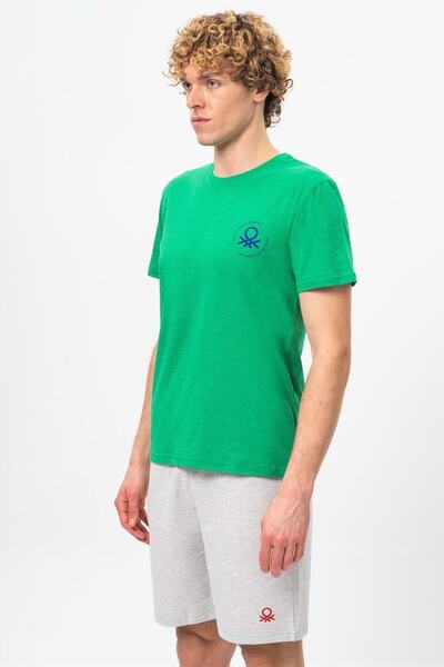 United Colors of Benetton Ανδρικό μπλουζάκι Benetton Bnt-m099-r-23y