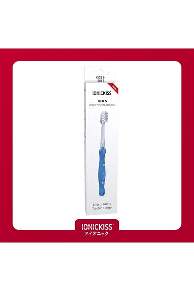 IONICKISS Ionic Toothbrush for Kids Age 4+ - Blue