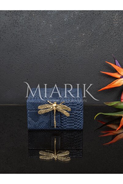 MIARIK DESIGN & DEKORASYON Yusufcuk Detayli Deri Kutu 8x16 Cm