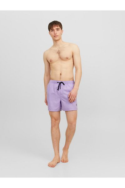 Jack & Jones Ανδρικό μωβ σορτς Jack Jones Tfıjı Jjswım Solıd Sn Ly 12225961 -19