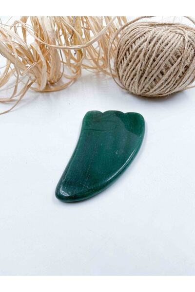 NehirTaş جهاز تدليك الوجه بحجر افينتورين معتمد من الحجر الطبيعي غوا شا