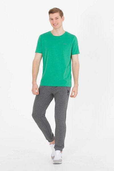 U.S. Polo Assn. Men's Green Crew Neck Basic T-shirt