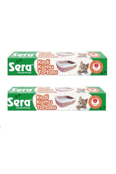 SERA Cat Litter Bag 82X50 cm 2 Pack