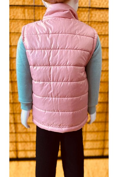 DG AURA Thick Inflatable Vest Pocket Detailed Zippered Embroidered