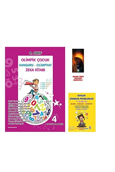 NARTEST Altın Nokta 4 Sınıf Olimpik Çocuk Kanguru Olimpiyat Zeka Test Kitabı ...