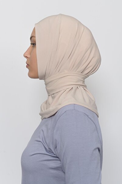 Altobeh Крем-кольоровий шарф з застібками-кнопками