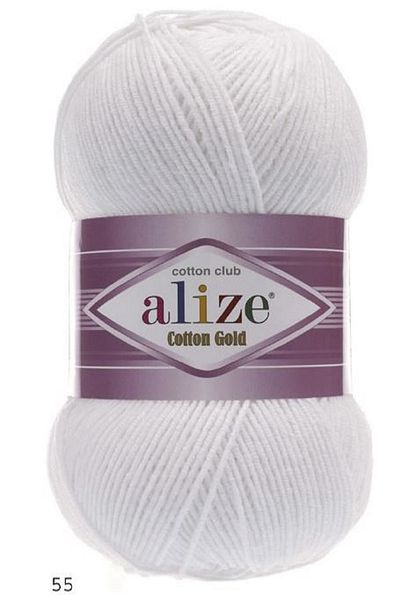 Alize Cottan Gold White 5 Pieces Colar: 55