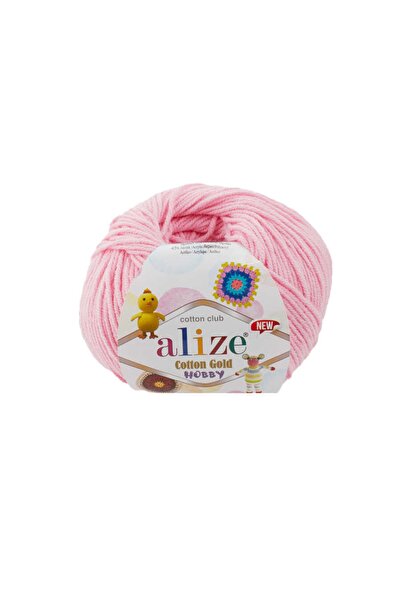 Alize Alize Cotton Gold Hobby New 518 Ballerina Pink - 5 Pieces