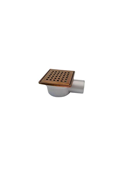 Aqua Zone 11x11 Cm Bronz Renkli Paslanmaz Çerçeve Paslanmaz Izgara Yer Süzgeci
