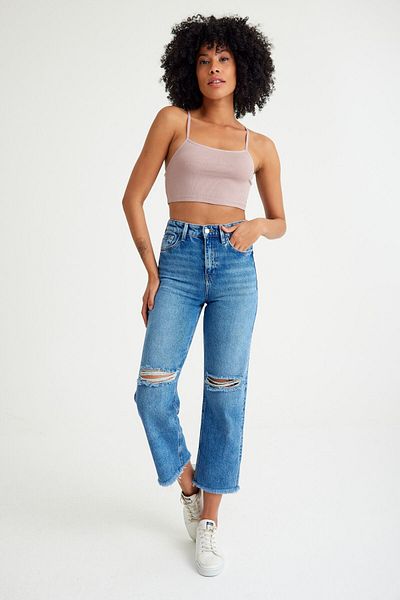 Top Step Κορμάκι με λεπτό λουράκι Crop Body