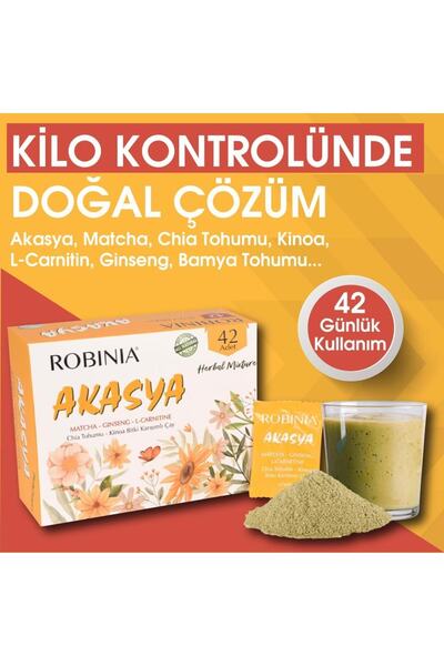 Robinia Akasya Detox Çayı 42 Günlük Kullanım