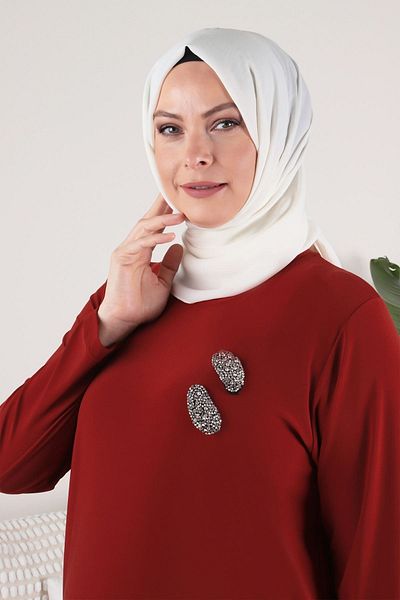 N.Y.YILDIZ طقم بنطلونات حجاب ساندي مقاس كبير
