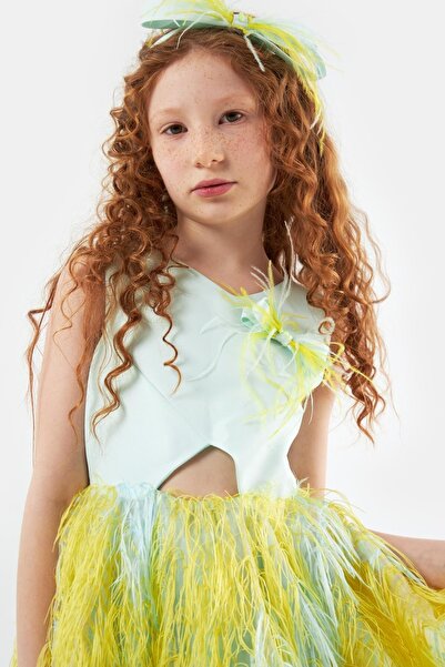 Lia Lea Girl's Green Dress 23ss1l01987