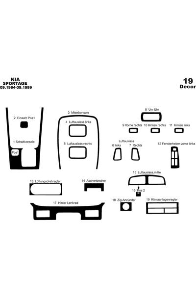 meriç cockpit design ميريتش ®   كيا سبورتاج توربيدو أمامي مطلي أسود لامع 19 ق...
