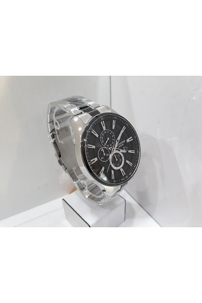Lee Cooper Lc07670.360 Men's Wristwatch with Calendar, Chronometer, 5 Atm Waterproof, Steel Cord