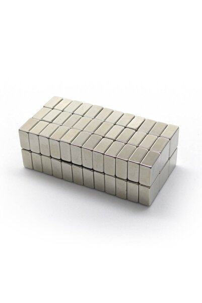 Hdg 10 Adet Neodyum Mıknatıs, Çap 10x10x5 Mm Kare Magnet Süper Güçlü Magnet