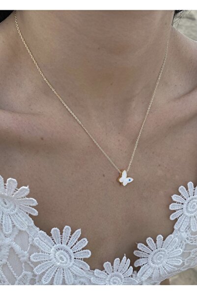 takıtarzım فراشة عين الشر المينا قلادة