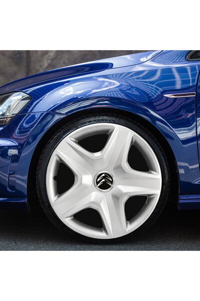 Genel Markalar Citroen C-elysee 16 Inç Uyumlu Jant Kapağı 4'lü Takım Gri 1516