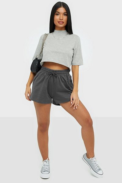 Madmext Anthracite Basic Shorts Mg1293