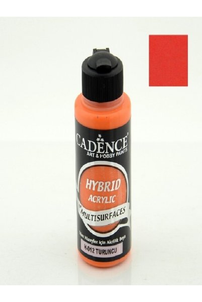 Cadence Boya Hybrıd Akr. Multısurfaces H-012 Turuncu 120ml