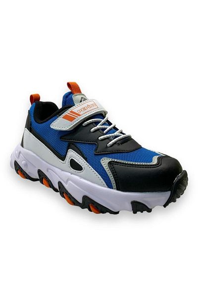 pepino 1417 Tenis ortopedic pentru băiat albastru/negru/portocaliu