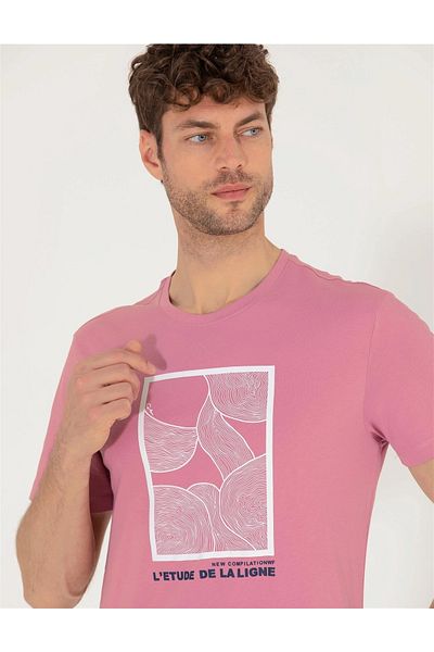 centilmen Μπλουζάκι Slim Fit Crew Neck 1567099