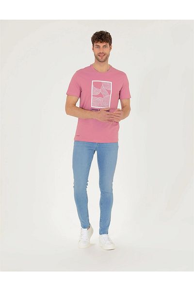 centilmen Μπλουζάκι Slim Fit Crew Neck 1567099