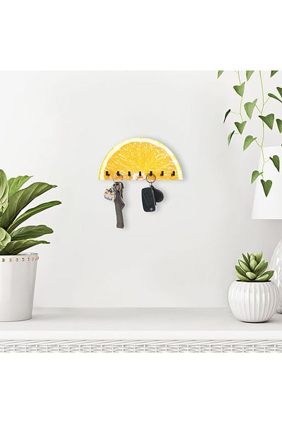 CajuArt Wooden Half Orange - Kitchen Hall and Wall Decoration