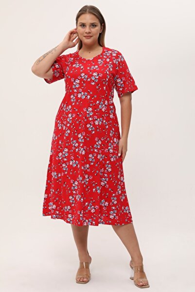 ÖNE BUTİK Women's Summer Short Sleeve Dress