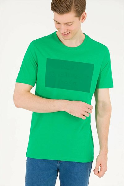 U.S. Polo Assn. Λευκό μπλουζάκι Crew Neck 1574165