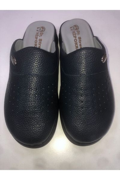 BİO HİPOKRAT Bio Hippocrat Sabo Orthopedic Leather Slippers