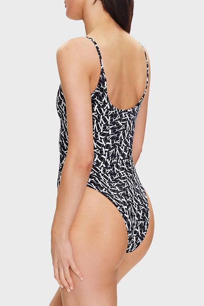 Calvin Klein Logo Swimsuit Swimsuit Kw0kw02086 0gl