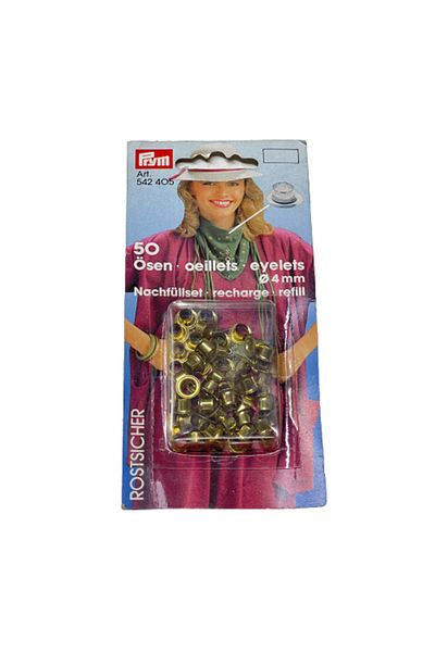 Prym Bird Eye542405 Gold, Denim, Blue Jean, Anorak