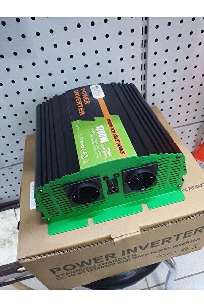 Apex 1200 W Watt 12 V Volt Modifiye Sinüs Inverter Invertör 220 Dönüştürücü Çevirici