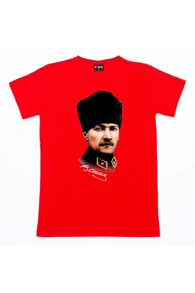 mAddog Atatürk / Flag / Back Signed / 100th Anniversary Special / Large Size T-shirt / Unisex / Relax Fit
