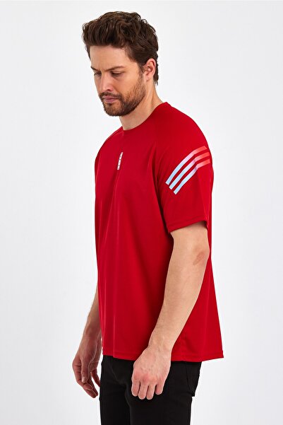 GENIUS STORE Κατάστημα ανδρικό αθλητικό μπλουζάκι με στάμπα Fitness, Training Fit T-shirt