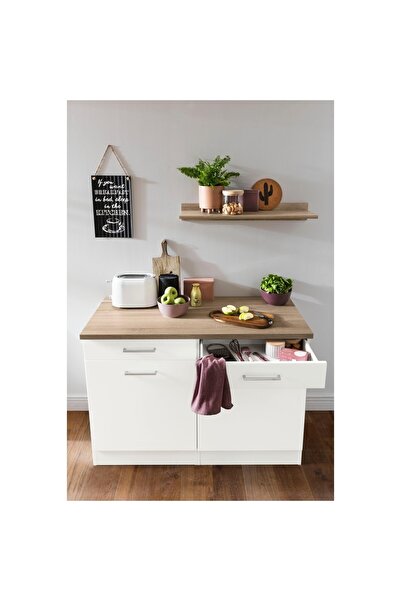 Reggio Atelier Kitchen Çok Amaçlı Mutfak Dolabı Tezgah Dahil - Bar Masası - A...