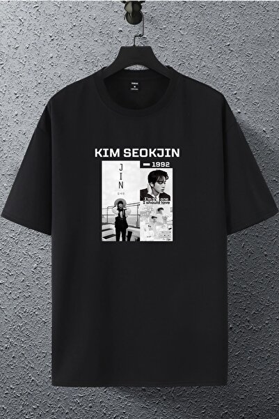 macklin Unisex Γυναικείες Άντρες Kim Seokjin Bts Printed Oversize T-shirt