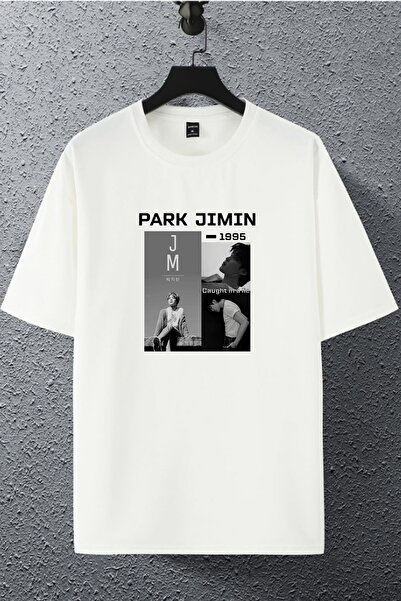 macklin تي شيرت مطبوع كبير الحجم للنساء والرجال للجنسين بارك جيمين بي تي إس