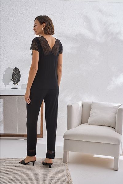 Sevim 13572 Set de pijamale cu imprimeu cu pietre