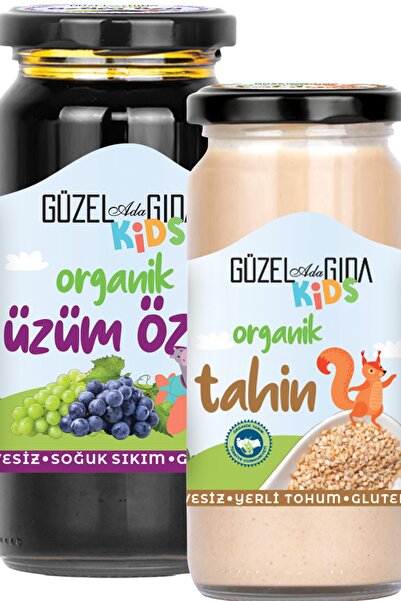 Güzel Ada Gıda Organik Glutensiz Tahin Yerli Çiğ Susam Organik Glutensiz Üzüm...