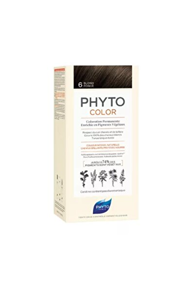 Phyto Color Bitkisel Saç Boyası - 6 - Koyu Kumral
