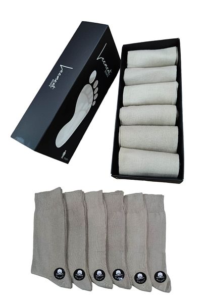 Leement socks Мъжки памучни 6 чифта безшевни тънки летни класически чорапи с плосък връх
